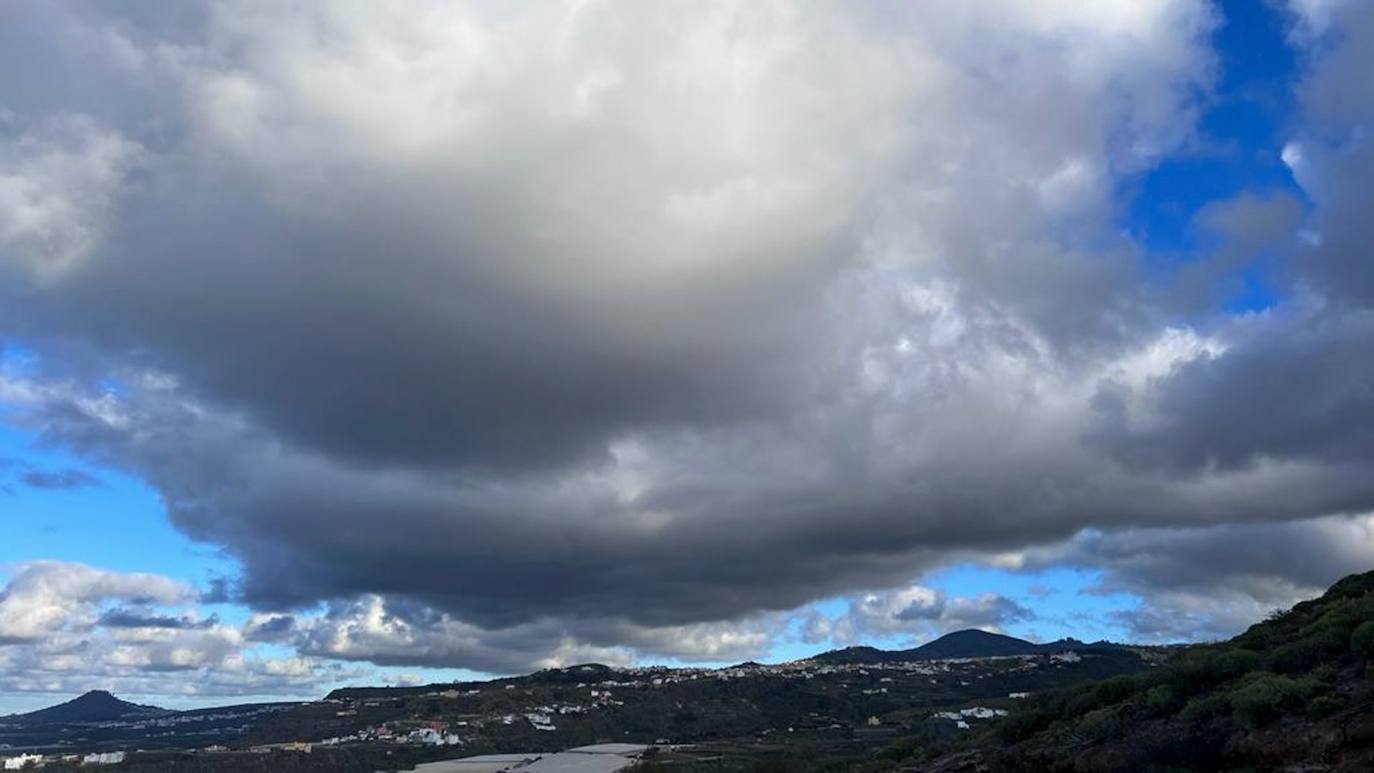 Cielos cubiertos, viento y temperaturas más bajas este martes en Gran Canaria