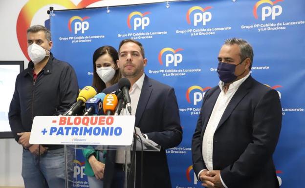 El PP acusa al PSOE de «posibles intereses especulativos con la gestión del patrimonio»