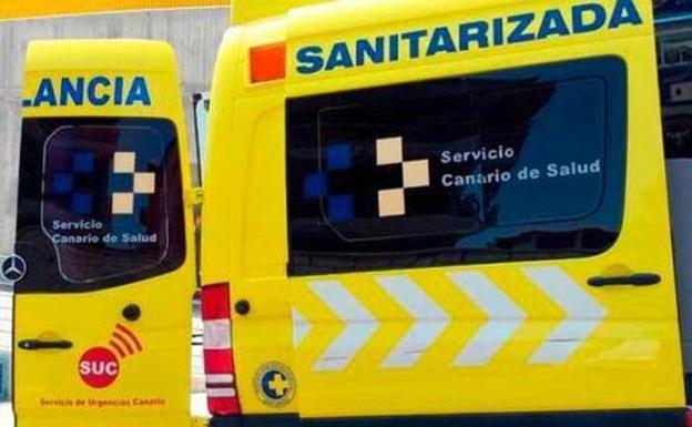 Cuatro heridos tras el vuelco de un vehículo en La Palma
