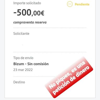 Detectan una estafa de 500 euros a través de bizum