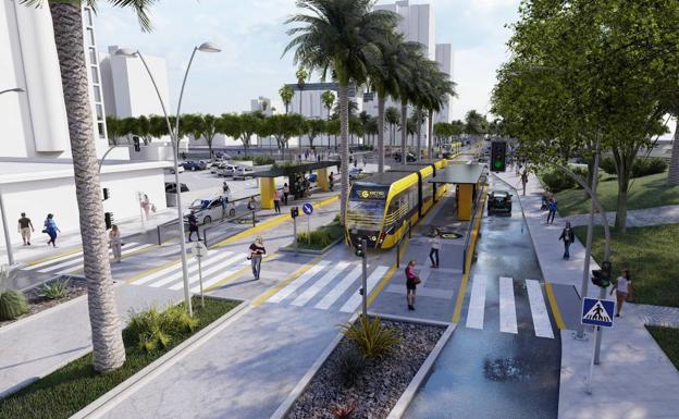 Urbanismo tramita por urgencia un tramo de la MetroGuagua para no perder un millón