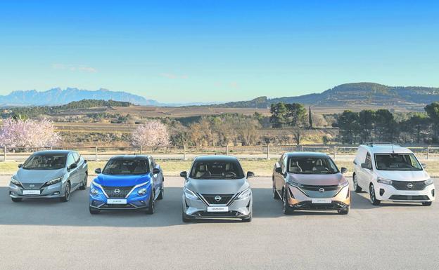 Nissan presenta seis nuevos modelos electrificados para el 2022