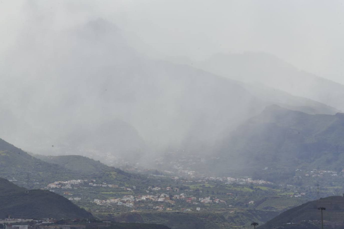 Fuerte viento en el sureste de Gran Canaria