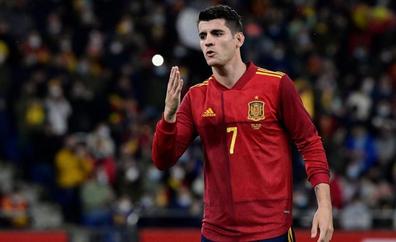 Morata se hace fuerte en la cooperativa goleadora de La Roja