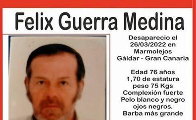 Buscan a Félix Guerra, desaparecido en Gáldar