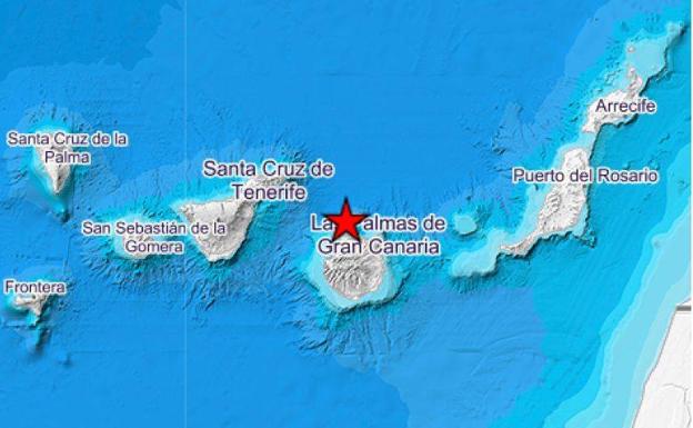 Terremoto en la costa norte de Gran Canaria