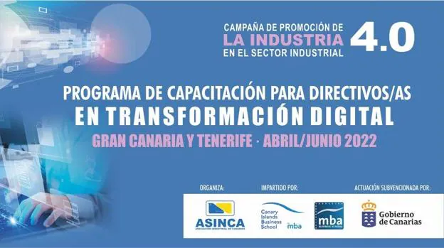 Industria y Asinca ponen en marcha un programa de capacitación para directivos y directivas en transformación digital