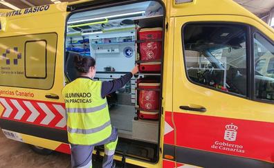 Las ambulancias del SUC, aulas para la formación práctica de futuros TES