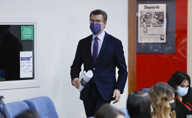 Cal, arena y Feijóo