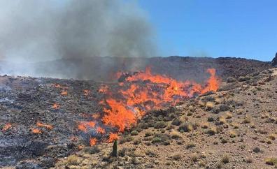Sofocado el conato de incendio del Parque Nacional del Teide