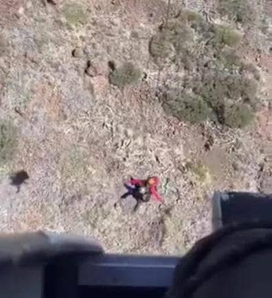 Rescatan a un senderista francés en Las Cañadas del Teide