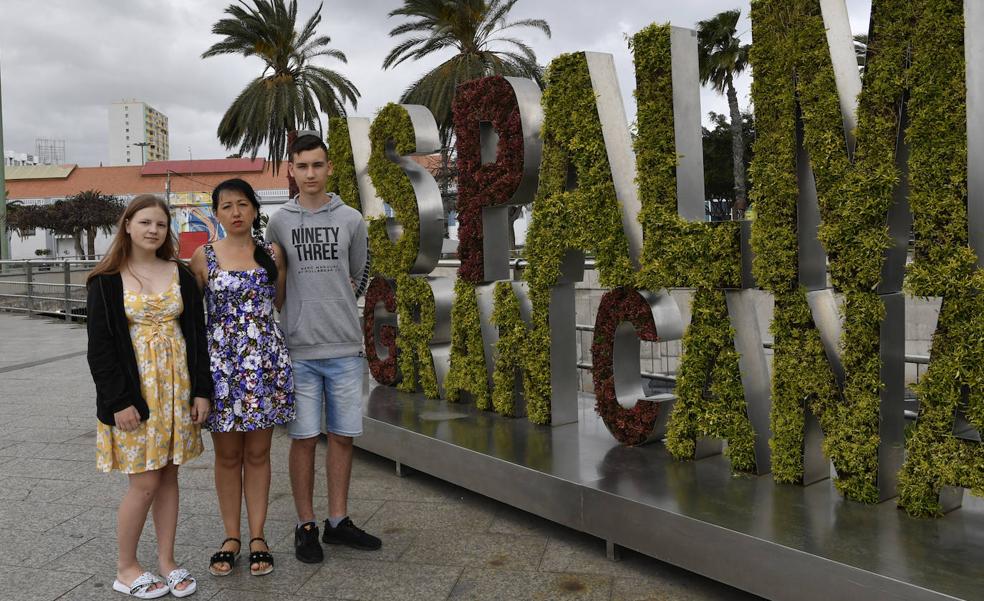 La nueva vida de la familia Myroniuk en La Isleta