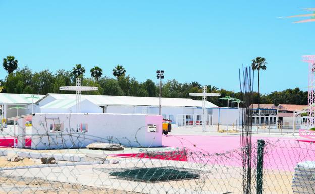 San Bartolomé precinta las obras en el Ocean Park por no contar con licencia