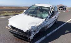 Cinco heridos leves en un accidente en Lanzarote