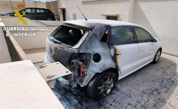 La Guardia Civil esclarece un delito de incendio y otro de daños en Gran Canaria