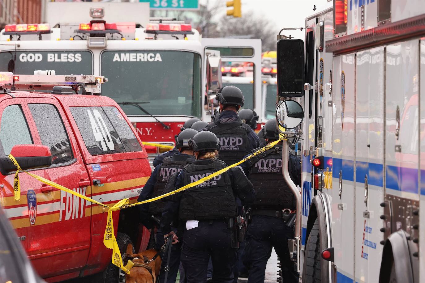 Miedo en Nueva York por el ataque en el metro