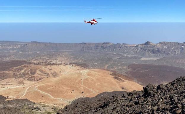 Senderista herido en Las Cañadas del Teide, en Tenerife