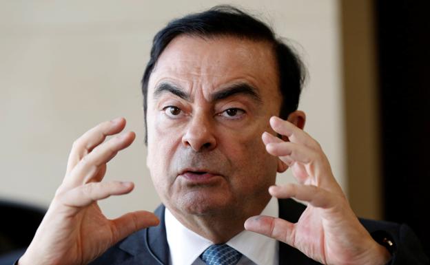 Carlos Ghosn, en una entrevista en la sede de Renault-Nissan en Yokohama (Japón)./REUTERS