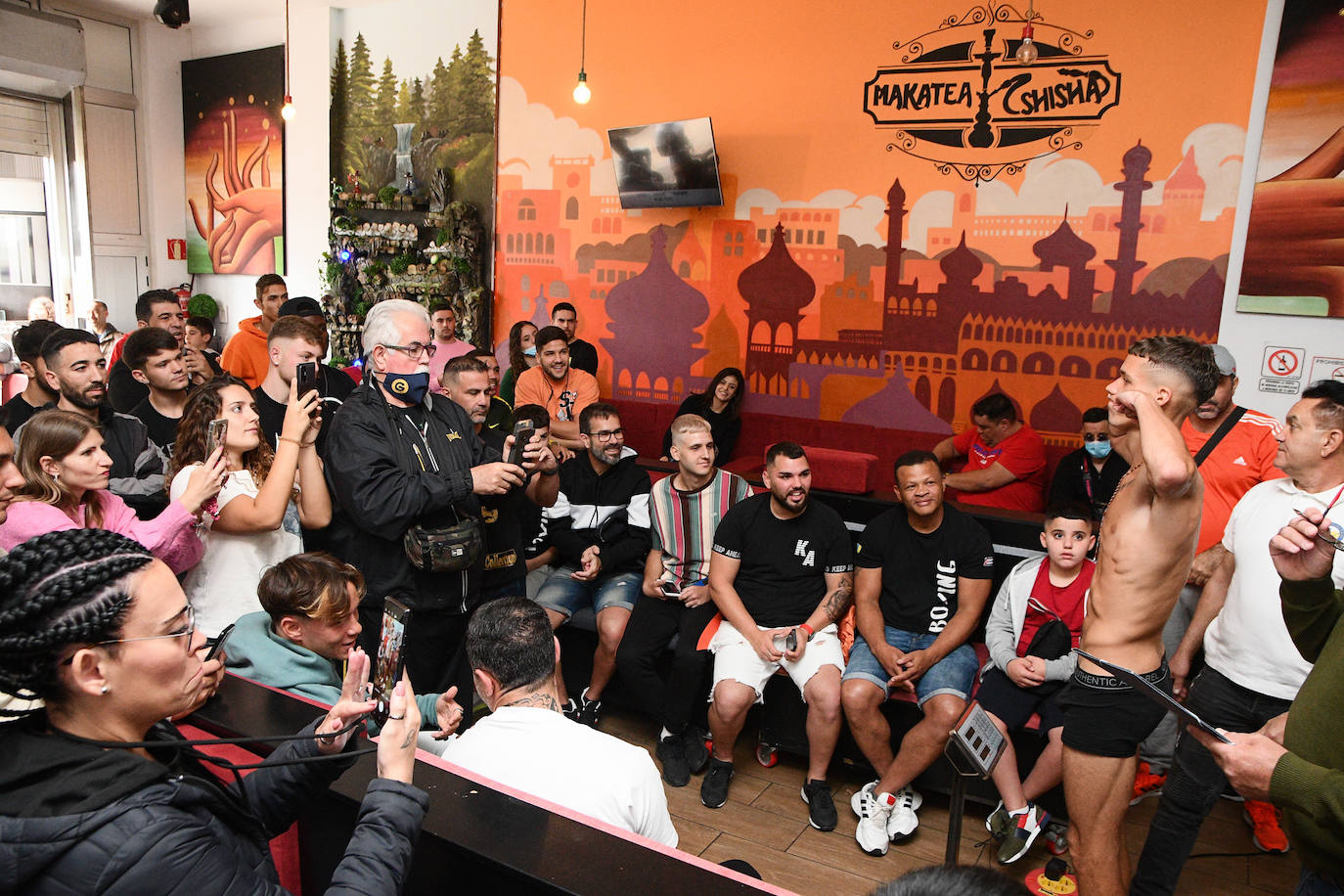 Pesaje oficial de boxeo