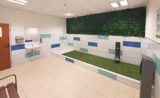 El aeropuerto de Fuerteventura estrena aseo para mascotas