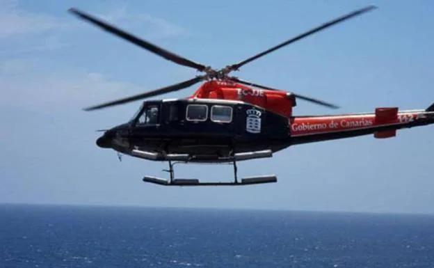 Imagen de archivo del helicóptero del GES. 
