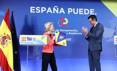 España solicita el segundo desembolso de los fondos europeos por 12.000 millones
