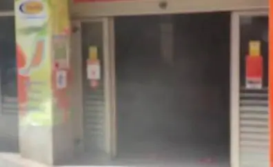 Incendio en un supermercado de Corralejo