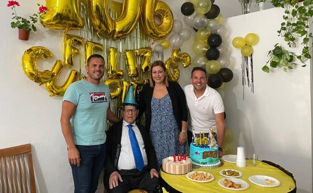 Juan Machín cumple 106 años