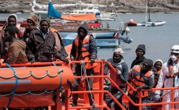 Las llegadas de migrantes suben un 50% en lo que va de año