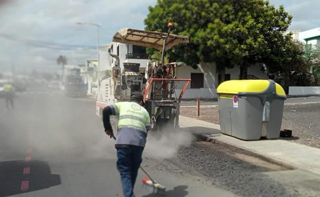 San Bartolomé recupera firme dañado en actos vandálicos