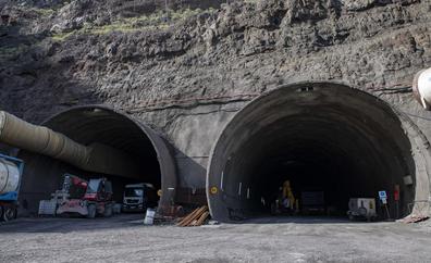La obra El Risco-Agaete gastó ya un tercio del coste y excavó el 80% de sus túneles