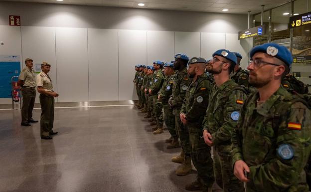 La primera rotación de la Brígada Líbano XXXVI llega a Gran Canaria