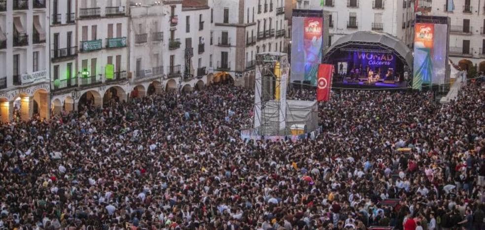 «I am not worried about the continuity of Womad in Cáceres»