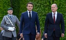 Scholz y Macron conjuran el eje franco-alemán ante la guerra en Ucrania