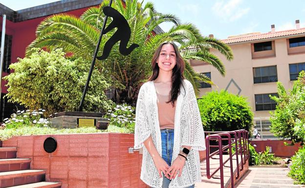 Clara Ortiz, una alumna diez que brilla en el IES El Calero