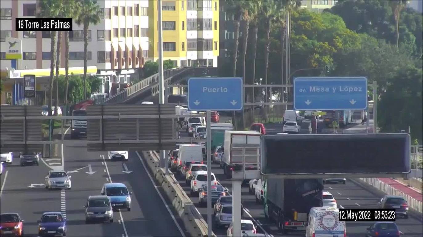 Un herido en un choque de dos vehículos en la avenida marítima
