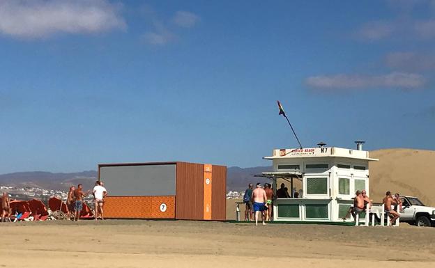 San Bartolomé acelera para reabrir los kioscos de Playa del Inglés y Maspalomas