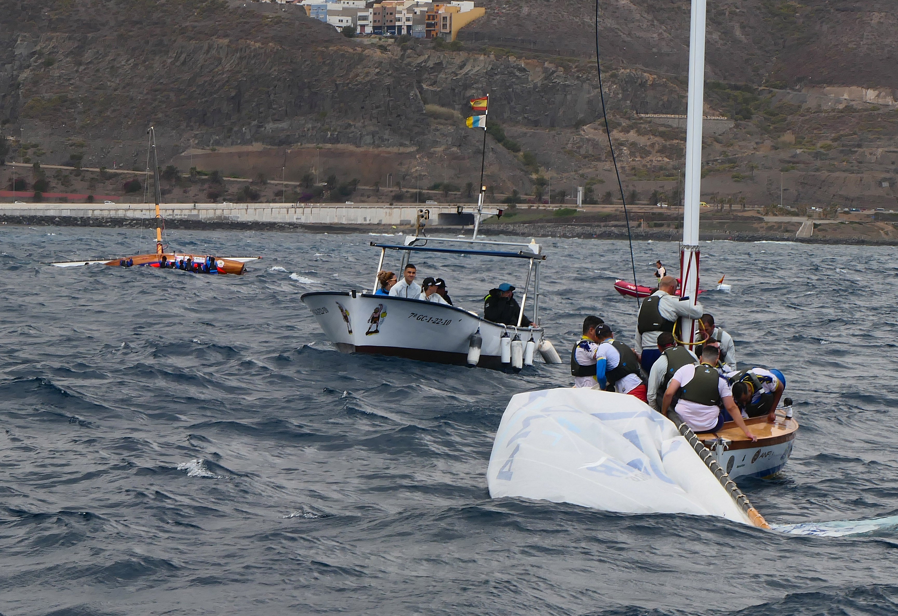 Cuatro botes retirados en la 3ª jornada del Campeonato Aguas de Teror