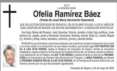 Ofelia Ramírez Báez