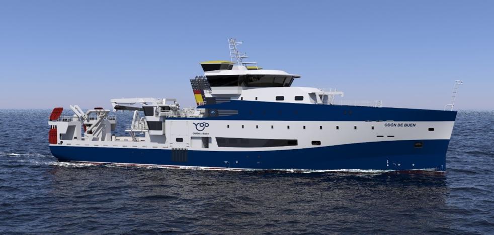 The 'Odón de Buen' will be the largest oceanographic vessel in the Spanish fleet