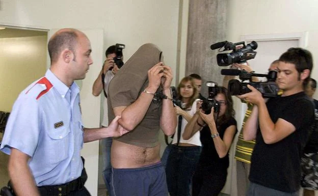 File image of a detainee for multiple violations. 