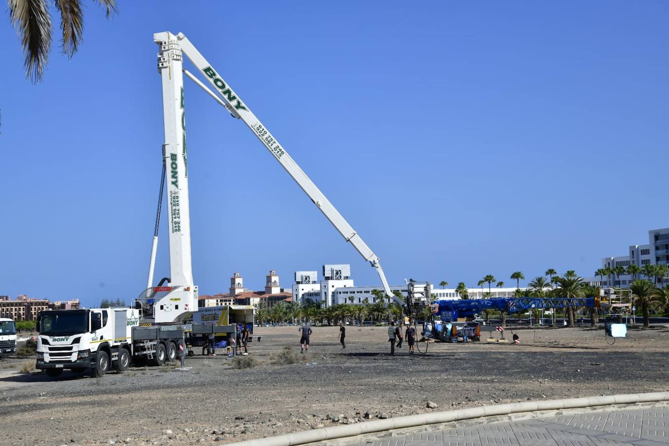 El rodaje de 'Jack Ryan' militariza Meloneras