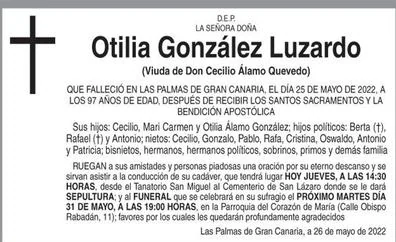 Otilia González Luzardo