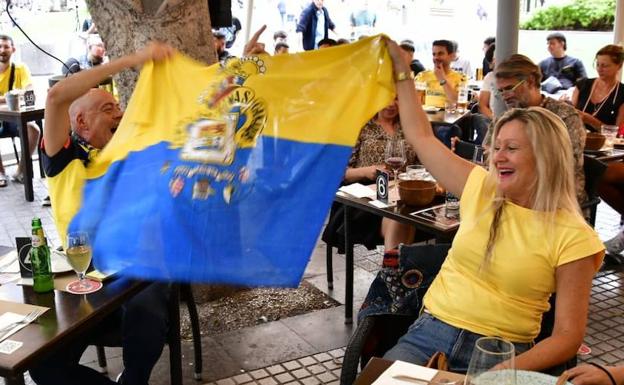 Pasión amarilla en las cafeterías para ver a la UD