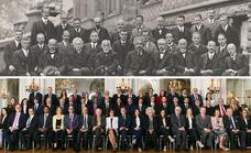 Seis científicos españoles recrean la icónica fotografía de la Conferencia Solvay de 1927