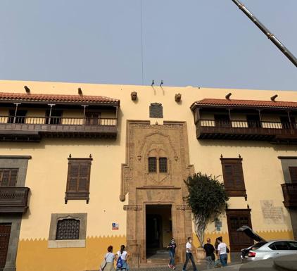 Las salas de la Casa de Colón, climatizadas como la Capilla Sixtina