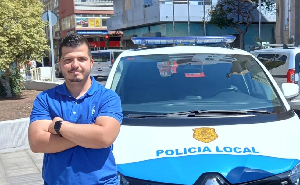 A un centímetro del sueño de ser policía