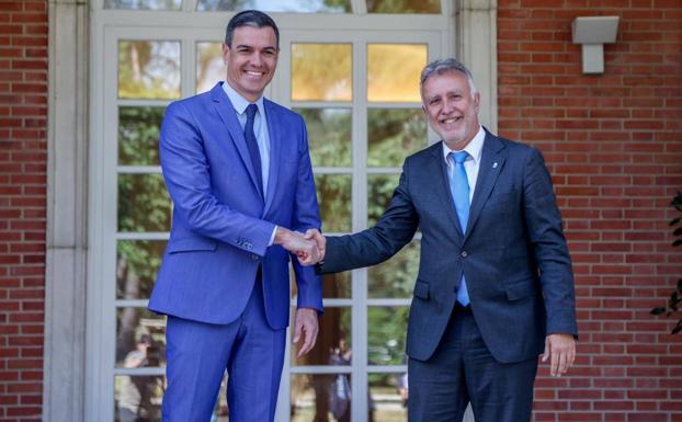 Sánchez y Torres valoran los recursos activados para la emergencia y la reconstrucción de La Palma