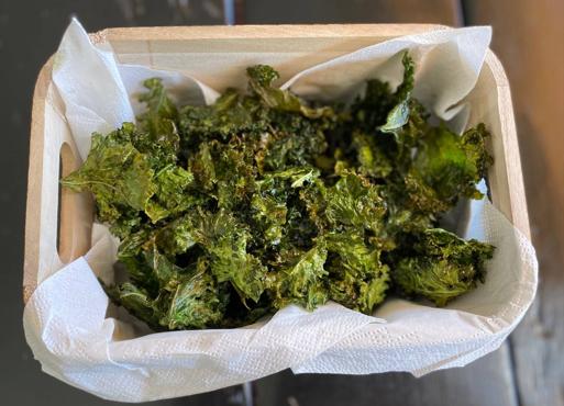 Chips de kale, el superalimento hecho aperitivo
