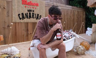 Don Patricio, en la fiesta de Mahou